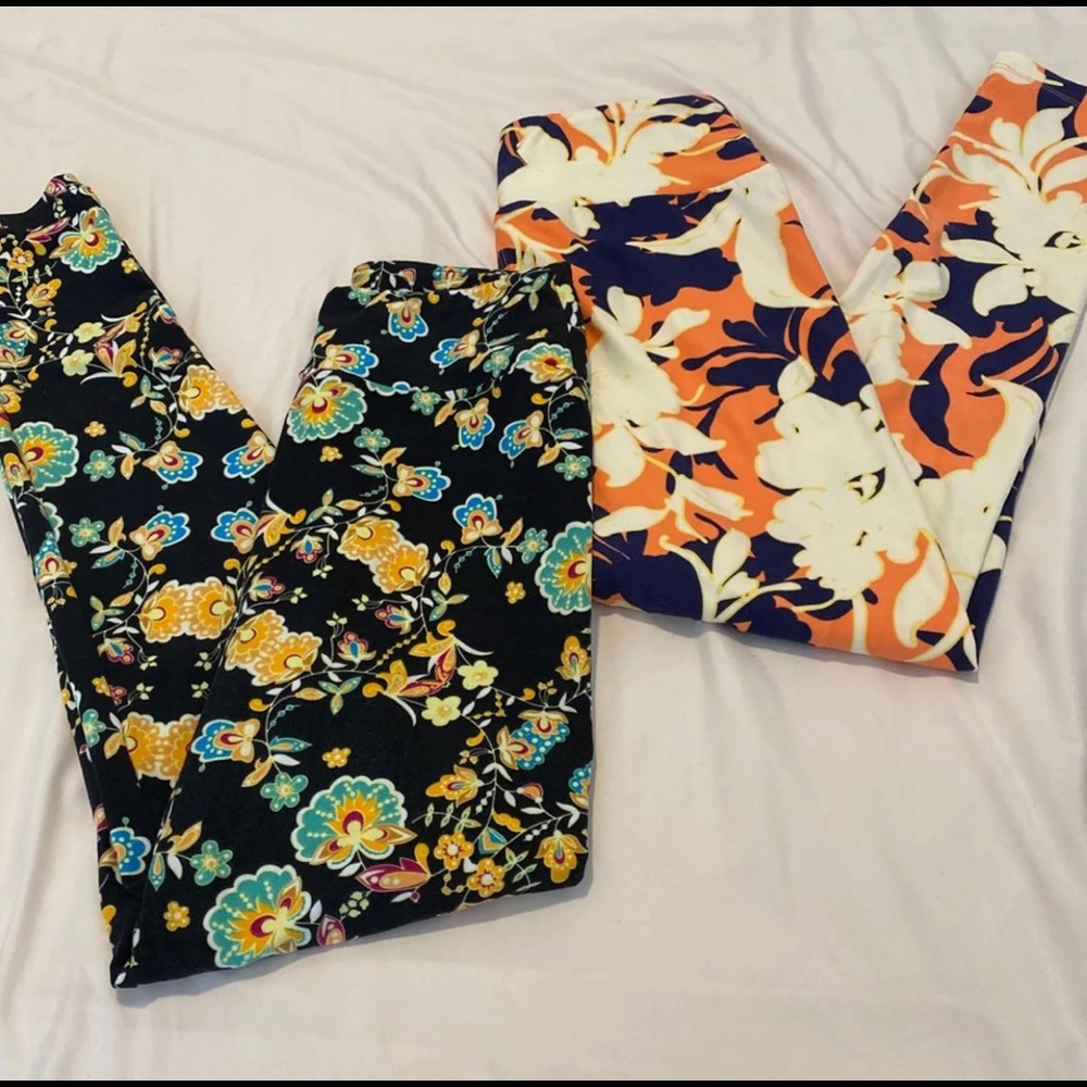 Set of 2 LulaRoe Leggings OSF